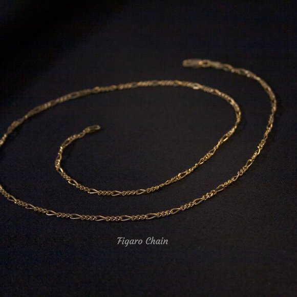 18K Gold Plated Chain Necklace, Twisted Rope Chain, Herringbone Necklace, Snake - Picture 14 of 15